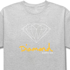 Camiseta Diamond Skate Brilliant “Cinza”