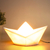 Lámpara LED Origami Barco Papel en internet