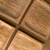 Plato cuadrado de madera Algarrobo - tienda online