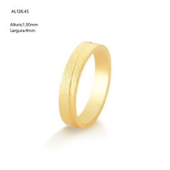 ALIANÇA OURO LARGURA 4MM