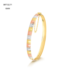 BRACELETE TRÊS TONS 6MM