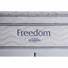 Conjunto Cama Box ortobom freedom 138x188x32 - loja online