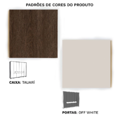 Guarda Roupa 100% MDF Regência 10 Portas - Tauarí/Off White - loja online