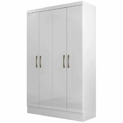 Guarda-Roupa 100% MDF Paris 4 Portas 2 Gavetas - comprar online