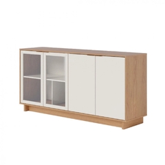 Buffet Colibri Vitória Com 4 Portas E 2 Prateleiras Freijo/off White - loja online