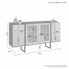 Imagem do Buffet E Rack Carícia Com Tela