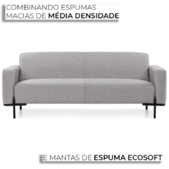 Sofá Herval Urban 3 Lugares - comprar online