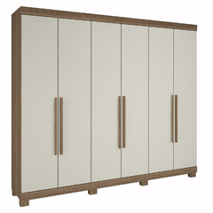 Guarda-roupa 100% MDF 6 PORTAS GUARAPARI PLUS - comprar online