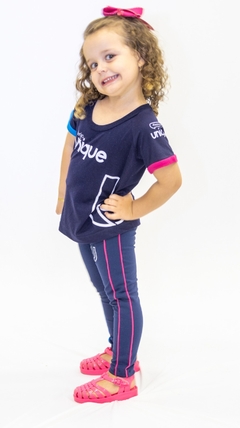 Calça Legging Infantil Marinho