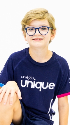 Camiseta M/C Marinho Infantil - Estante de Talentos