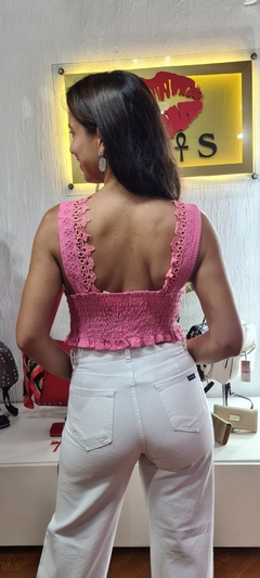 Top Broderie Importado - Issis Modas