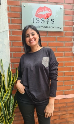 Sweater con aplique