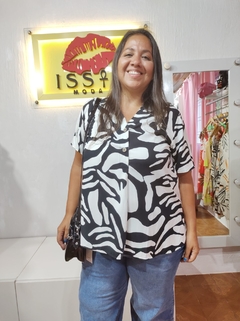 Blusa Estampada Fibrana