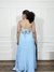 Vestido longo drapeado - loja online