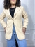 Blazer alfaiataria com botão encapado - comprar online