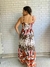 Vestido floral - longo estampado - loja online