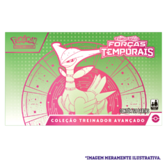 COLEÇÃO TREINADOR AVANÇADO FORÇAS TEMPORAIS ESPINHOS FÉRREOS - POKÉMON ESCARLATE VIOLETA 5 - COPAG - NOVO - ORIGINAL - TCG