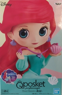 ACTION FIGURE QPOSKET DISNEY THE LITTLE MERMAID PERFUMAGIC - ARIEL - VERSÃO A / PUFF ROXO - NOVO - ORIGINAL - BANDAI - Loja Geek | Altair Play