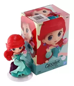 ACTION FIGURE QPOSKET DISNEY THE LITTLE MERMAID PERFUMAGIC - ARIEL - VERSÃO A / PUFF ROXO - NOVO - ORIGINAL - BANDAI - comprar online