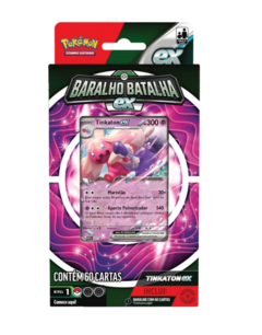 BARALHO DE BATALHA EX TINKATON EX - POKÉMON ESCARLATE E VIOLETA - DECK - COPAG - NOVO - ORIGINAL - TCG na internet