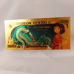 CÉDULAS COMEMORATIVAS A VIAGEM DE CHIHIRO - GIBLI - VÁRIOS PERSONAGENS - comprar online