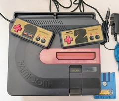 Sharp Twin Famicom com bomberman e Donkey kong JR em disco - comprar online