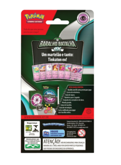 BARALHO DE BATALHA EX TINKATON EX - POKÉMON ESCARLATE E VIOLETA - DECK - COPAG - NOVO - ORIGINAL - TCG - Loja Geek | Altair Play