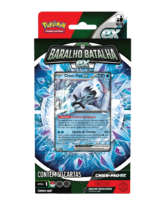 BARALHO DE BATALHA EX CHIEN-PAO EX - POKÉMON ESCARLATE E VIOLETA - DECK - COPAG - NOVO - ORIGINAL - TCG na internet