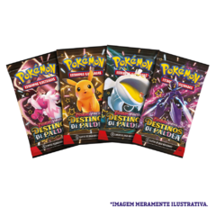 MINI BOOSTER BOX - POKÉMON ESCARLATE E VIOLETA 04.5 - DESTINOS DE PALDEA - COPAG - NOVO - ORIGINAL - TCG na internet