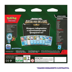 BARALHO BATALHA DELUXE QUAQUAVAL EX - POKÉMON ESCARLATE E VIOLETA - DECK - COPAG - NOVO - ORIGINAL - TCG - loja online