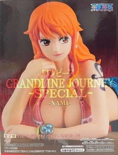 ACTION FIGURE ONE PIECE GRANDLINE JOURNEY SPECIAL - NAMI - VERSÃO ALTERNATIVA METALIZADA - BANDAI - NOVO - ORIGINAL