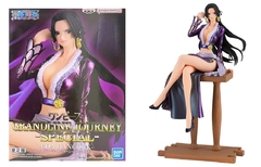 ACTION FIGURE GRANDLINE JOURNEY SPECIAL - BOA HANCOCK - VERSÃO ALTERNATIVA METALIZADA - BANDAI - NOVO - ORIGINAL