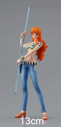 ACTION FIGURE ONE PIECE NAMI GREAT DECISIVE BATTLE - SUPER ONE PIECE STYLING - BANDAI - ORIGINAL - NOVO - comprar online