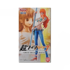 ACTION FIGURE ONE PIECE NAMI GREAT DECISIVE BATTLE - SUPER ONE PIECE STYLING - BANDAI - ORIGINAL - NOVO