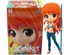 ACTION FIGURE QPOSKET ONE PIECE - NAMI - BANPRESTO - NOVO - ORIGINAL