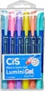 Kit Marca Texto Lumini Gel Pastel 6 cores - Cis