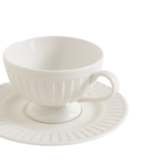 TAZA Y PLATO DRAPE