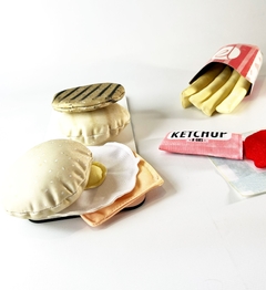 Kit hamburguesa. Comidita de tela - comprar online