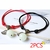 Tornozeleira Bracelete Unissex Luminoso Corrente de corda para Verão ajustável, 25 cm, corda de praia na internet