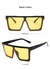 Óculos de sol quadrados várias cores para homens e mulheres, vintage e retrô - loja online
