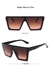 Óculos de sol quadrados várias cores para homens e mulheres, vintage e retrô - loja online