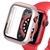 Capa Vidro Temperado Apple Watch. Vidro + capa para apple 45mm 41mm 44mm 40mm 42mm 38mm watch protetor de tela apple assistir série 3 4 5 6 se 7 - loja online