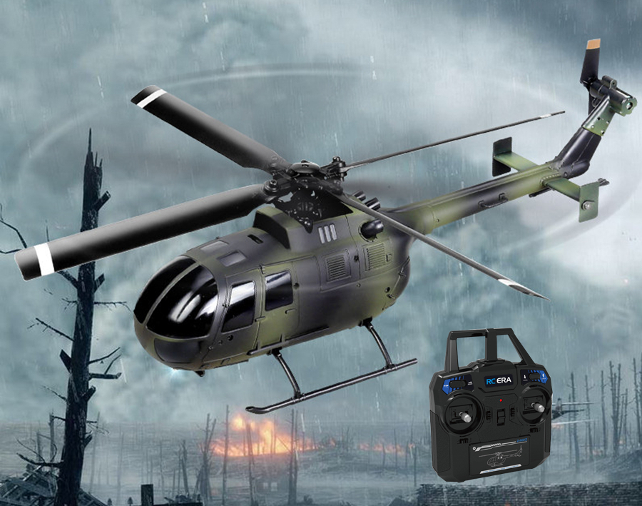 Helicóptero 4 hélices controle 2.4G Giroscópio eletrônico de 6