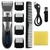Máquina de cortar cabelo e barba profissional portátil carregamento USB