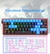 REDRAGON Fizz K617 RGB USB Mini Mechanical Gaming Keyboard Red Switch 61 Keys Wired detachable cable,portable for travel