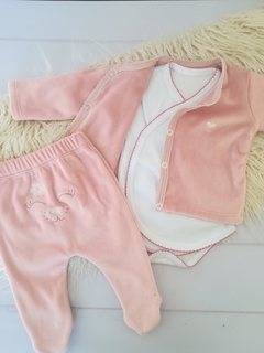 Conjunto plush ROSA VIEJO