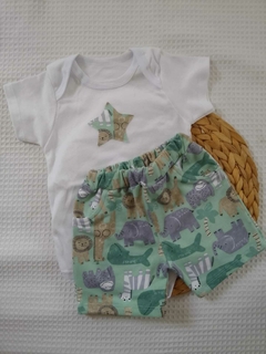 pack body manga corta & short safari