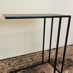 MESA DE ARRIME RECTANGULAR HIERRO NEGRO - comprar online