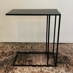 MESA DE ARRIME RECTANGULAR HIERRO NEGRO