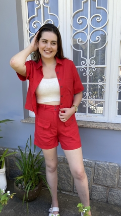 SHORT UTILITÁRIO - VERMELHO